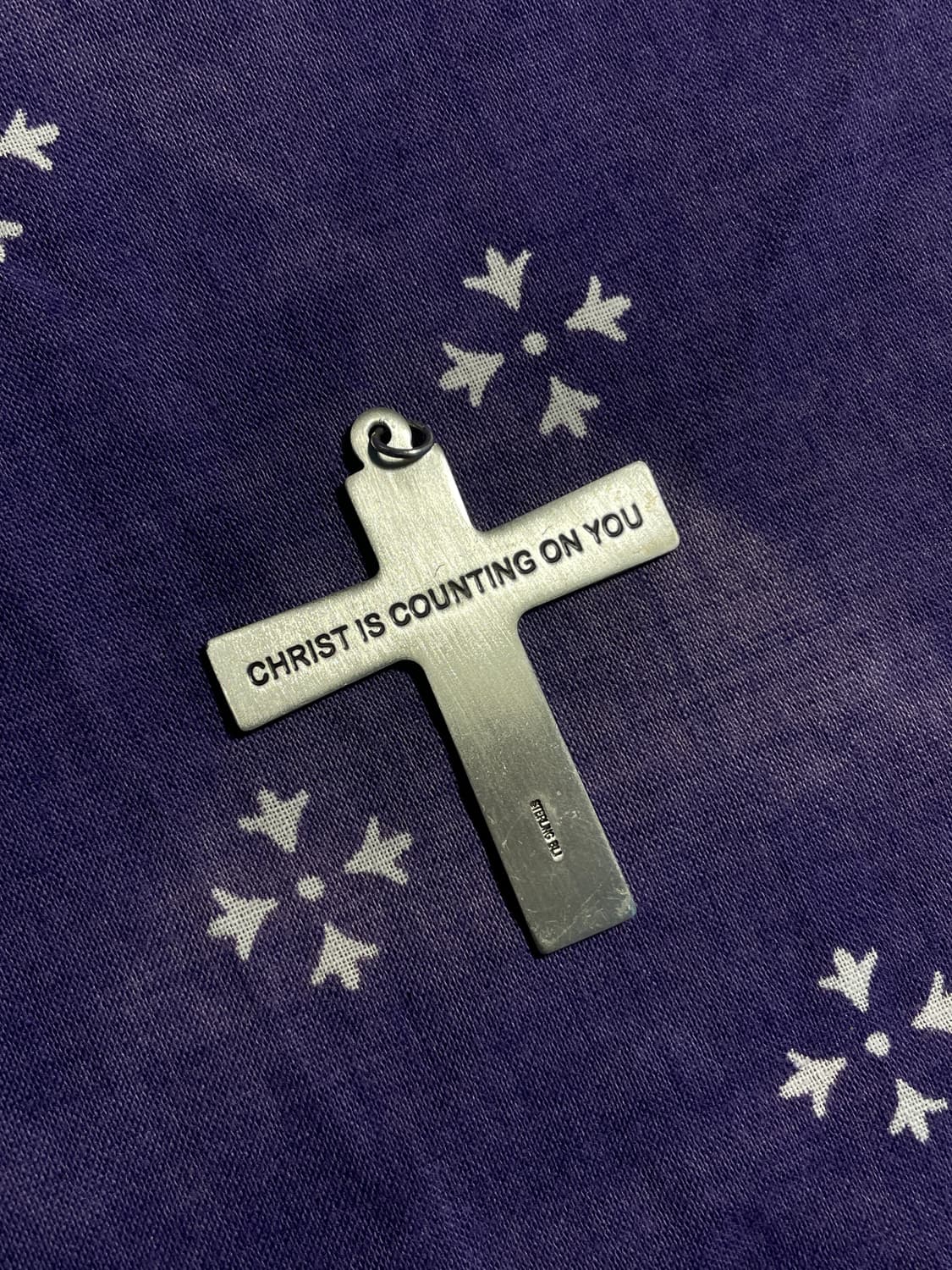 Vintage Sterling Cross Pendant  상품이미지3