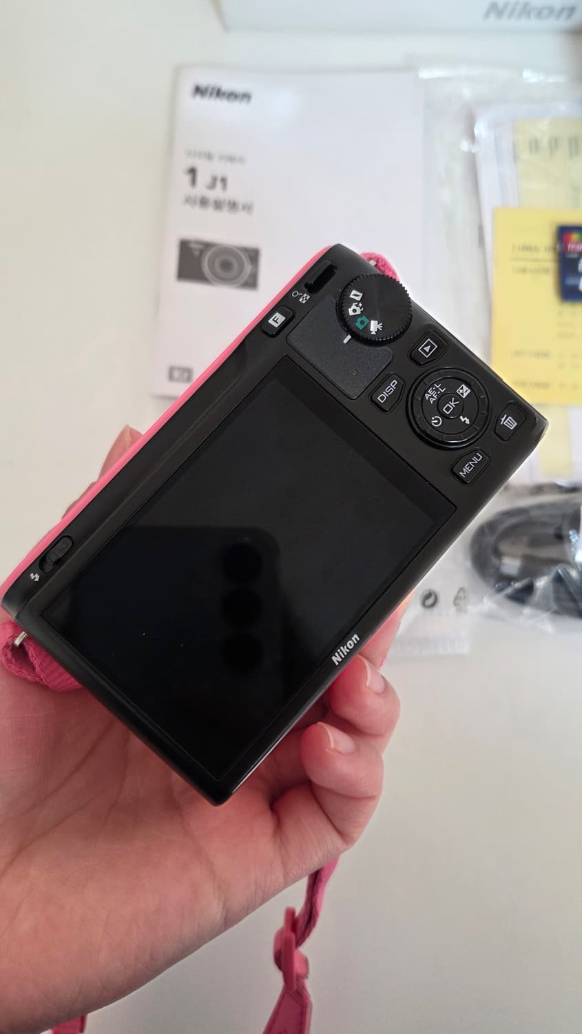 (작례 O) 니콘 1 J1 핑크 디카 풀박스 상품이미지3