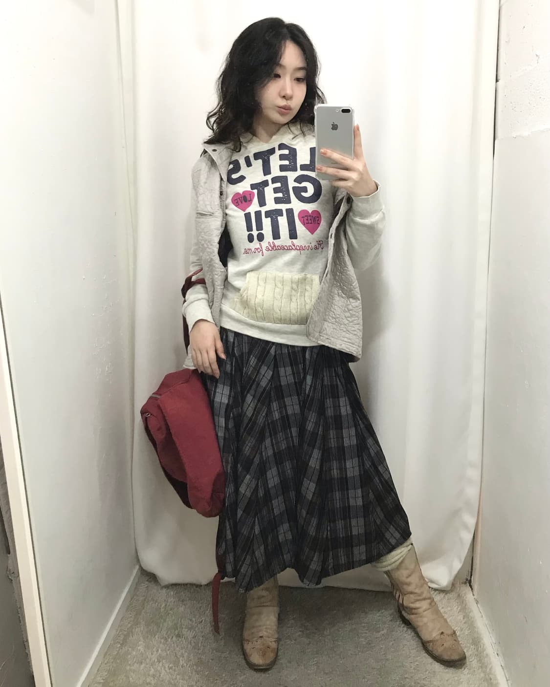 오트밀 후디 코디 세트 🤍 상품이미지1