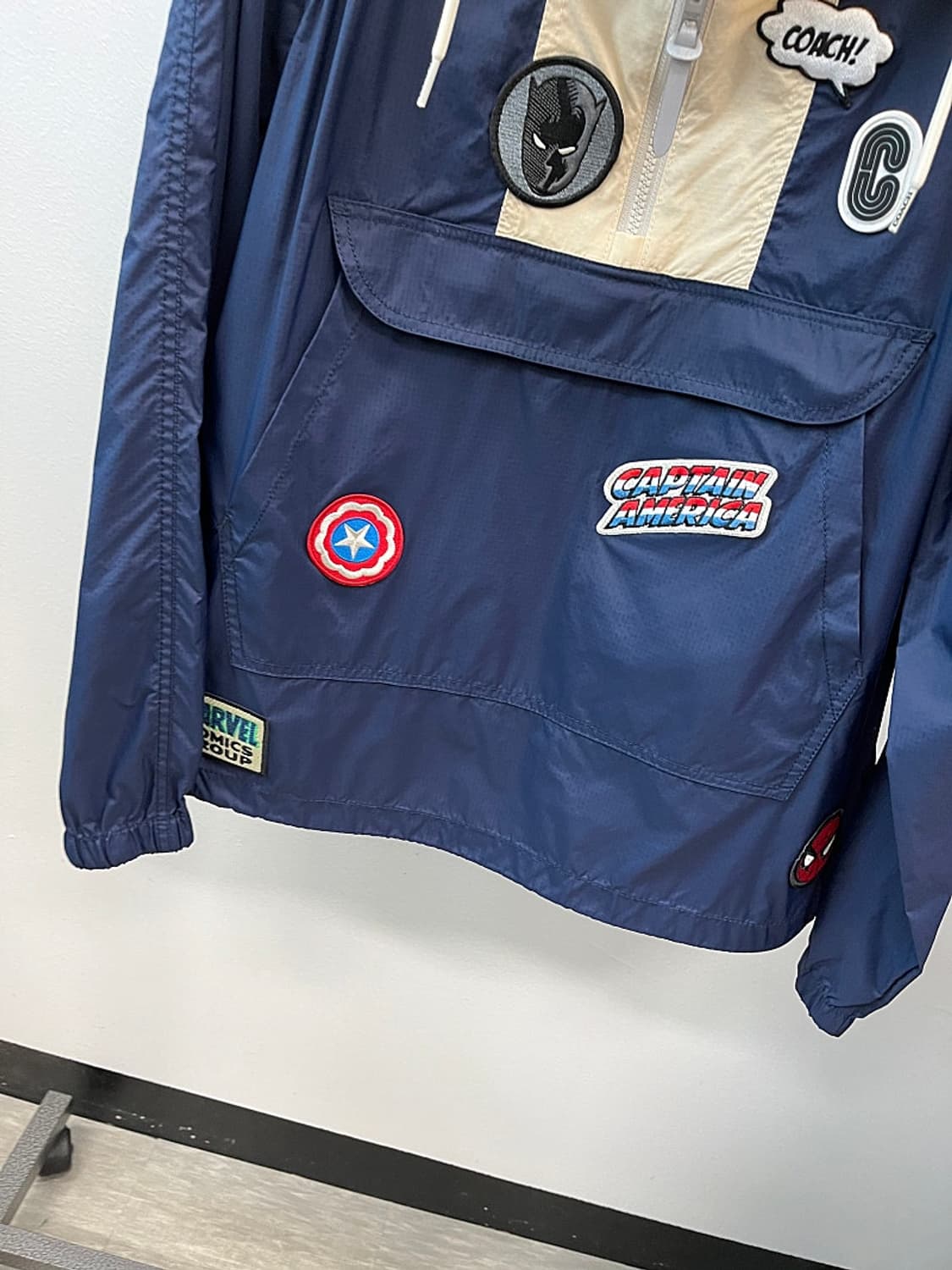 95-100) 코치x마블패치 나일론 아노락  상품이미지2
