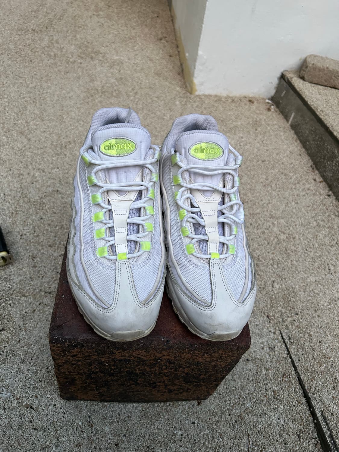 나이키  에어맥스 95   빈티지  화이트- 네온  2 상품이미지1