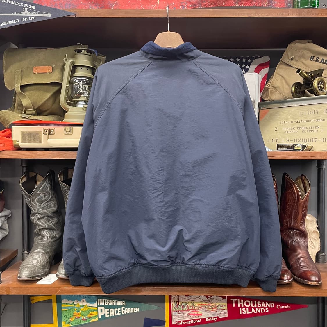 90s 폴로 랄프로렌 폴리쉘 블루종 자켓 컨트리 상품이미지2