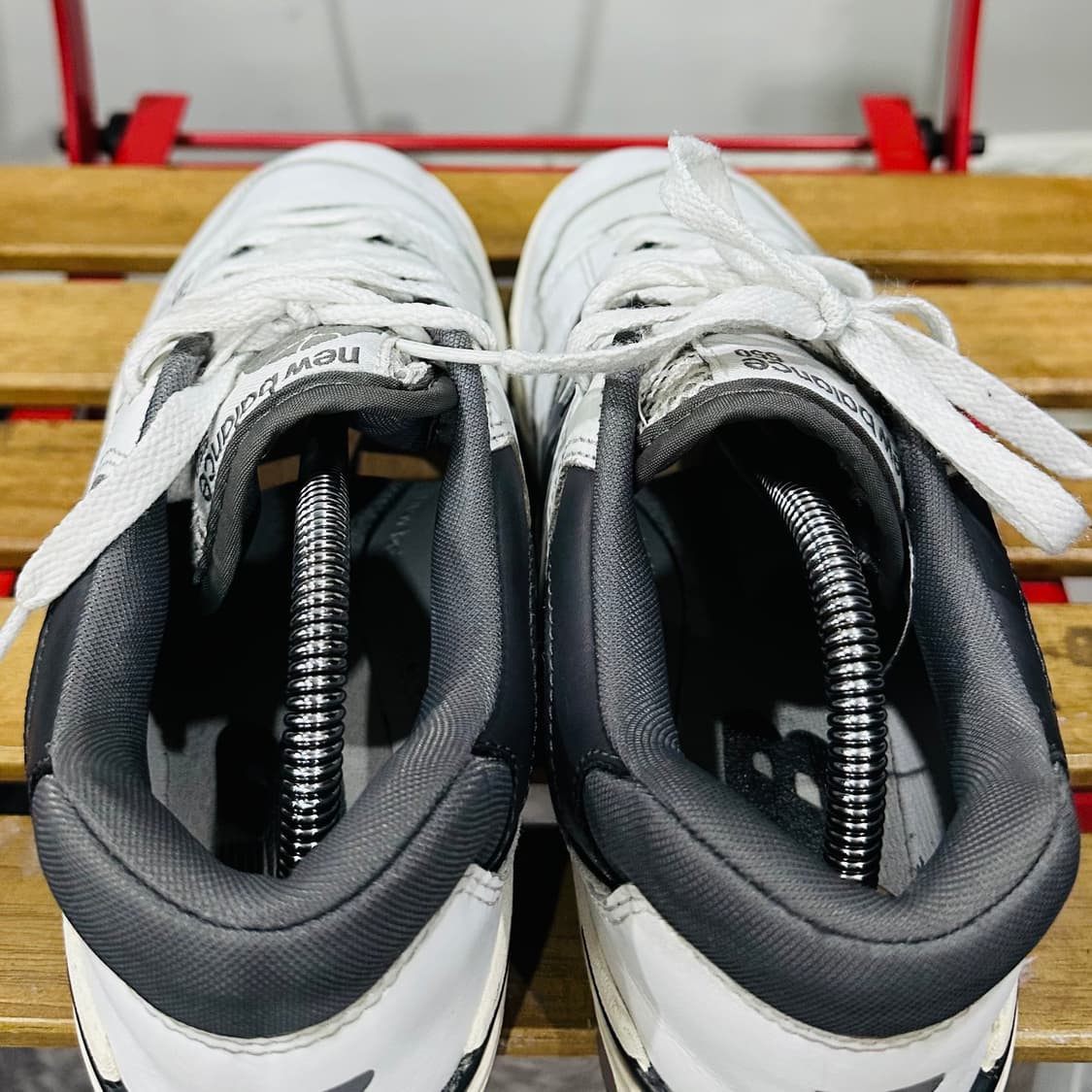 260) 뉴발란스 운동화 남성 남자 신발 550 레더 화이트 상품이미지5