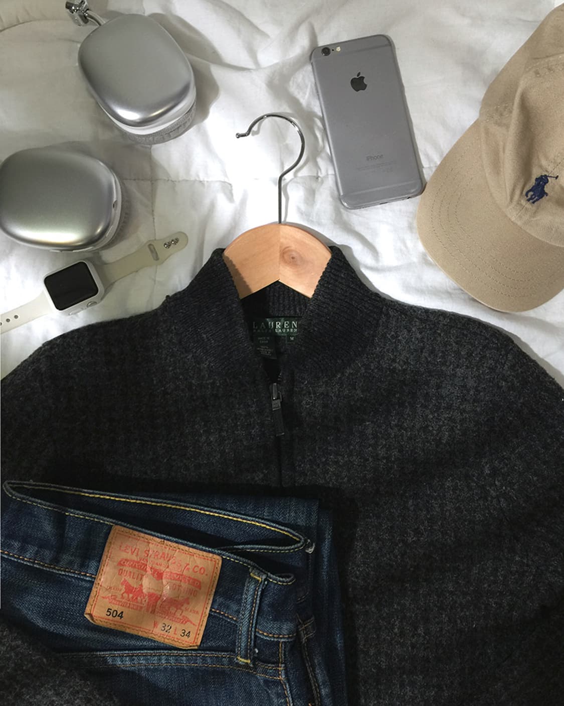 (WOMAN) 폴로랄프로렌 니트집업 M  상품이미지1