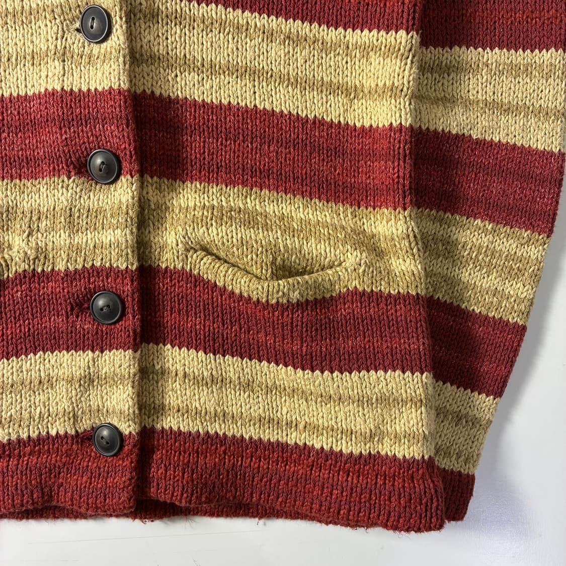 Polo  데님 앤 서플라이 성조기 숄카라 니트 가디건  상품이미지4