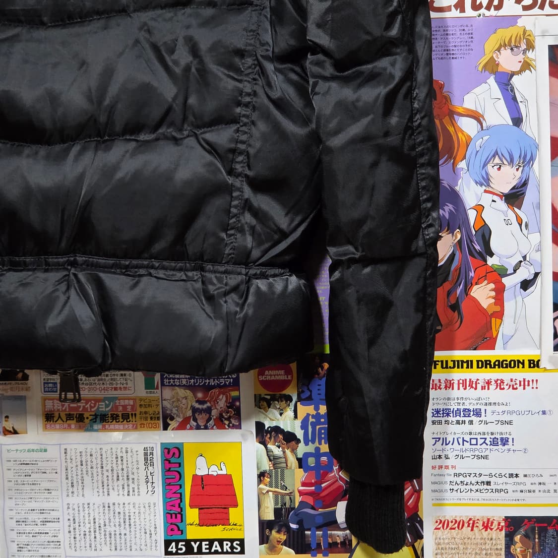 JPN AKM 레이어드 투웨이 펑크 덕다운 패딩 상품이미지8