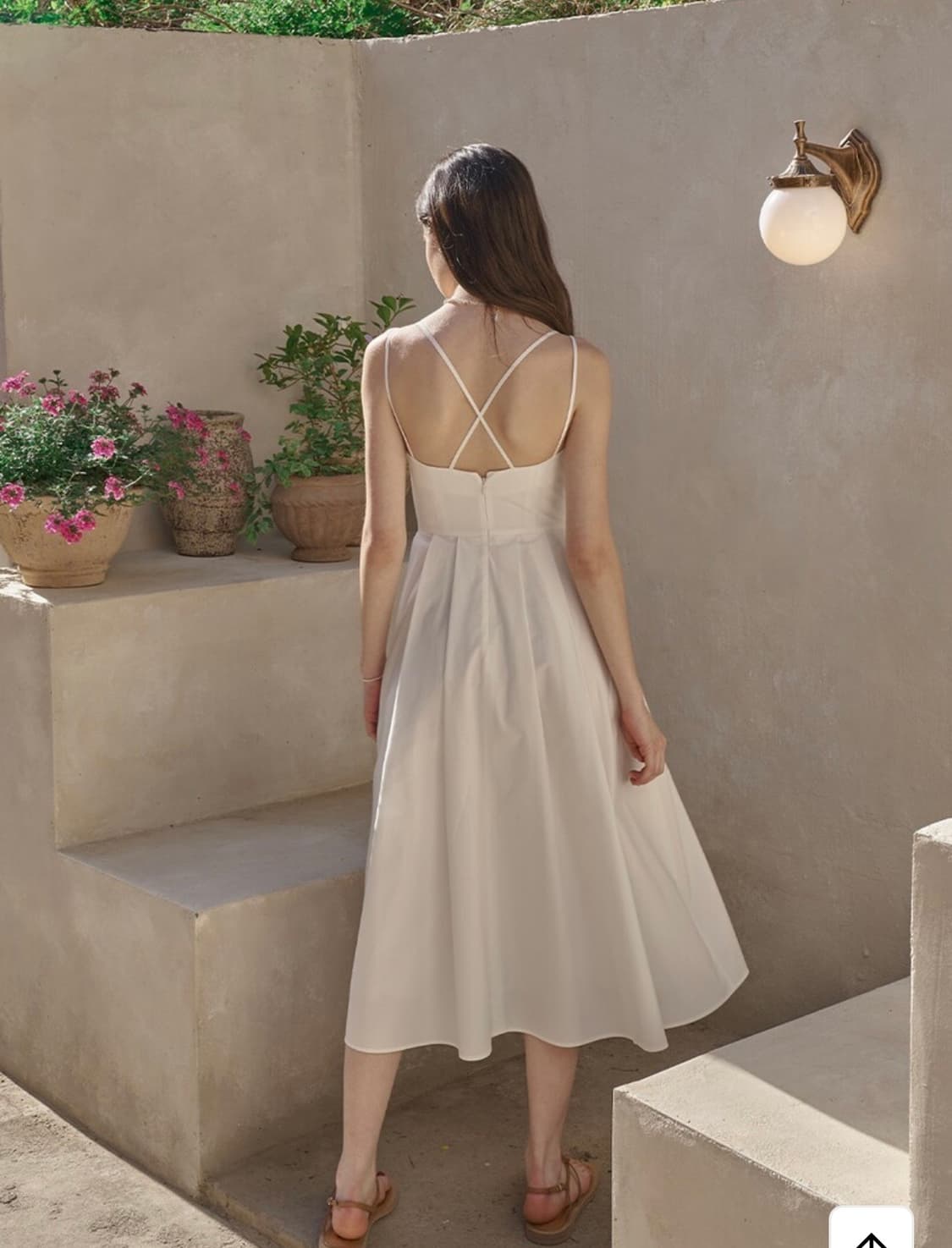 플로움 Classic Heart Bustier Dress 화이트 S 상품이미지2