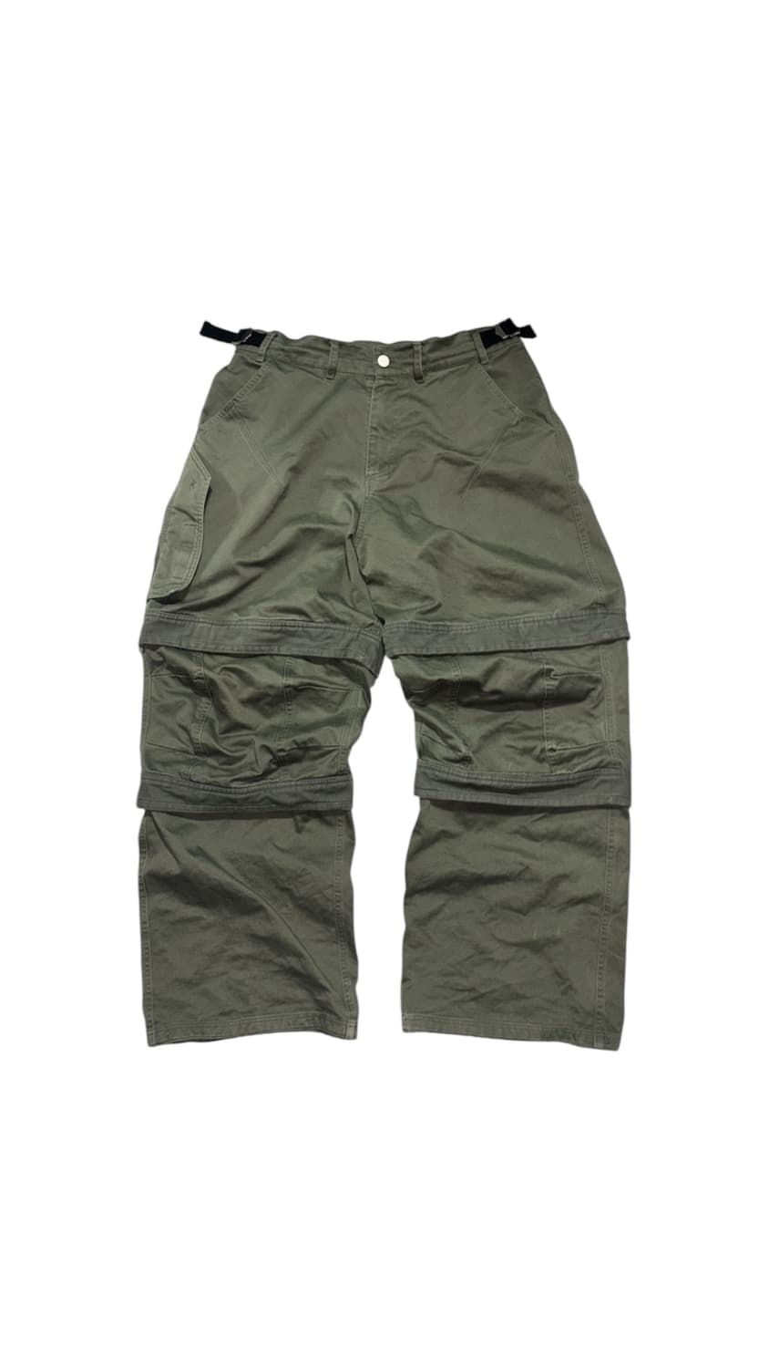 Far Archive Layerd Work Pants Olive 상품이미지2