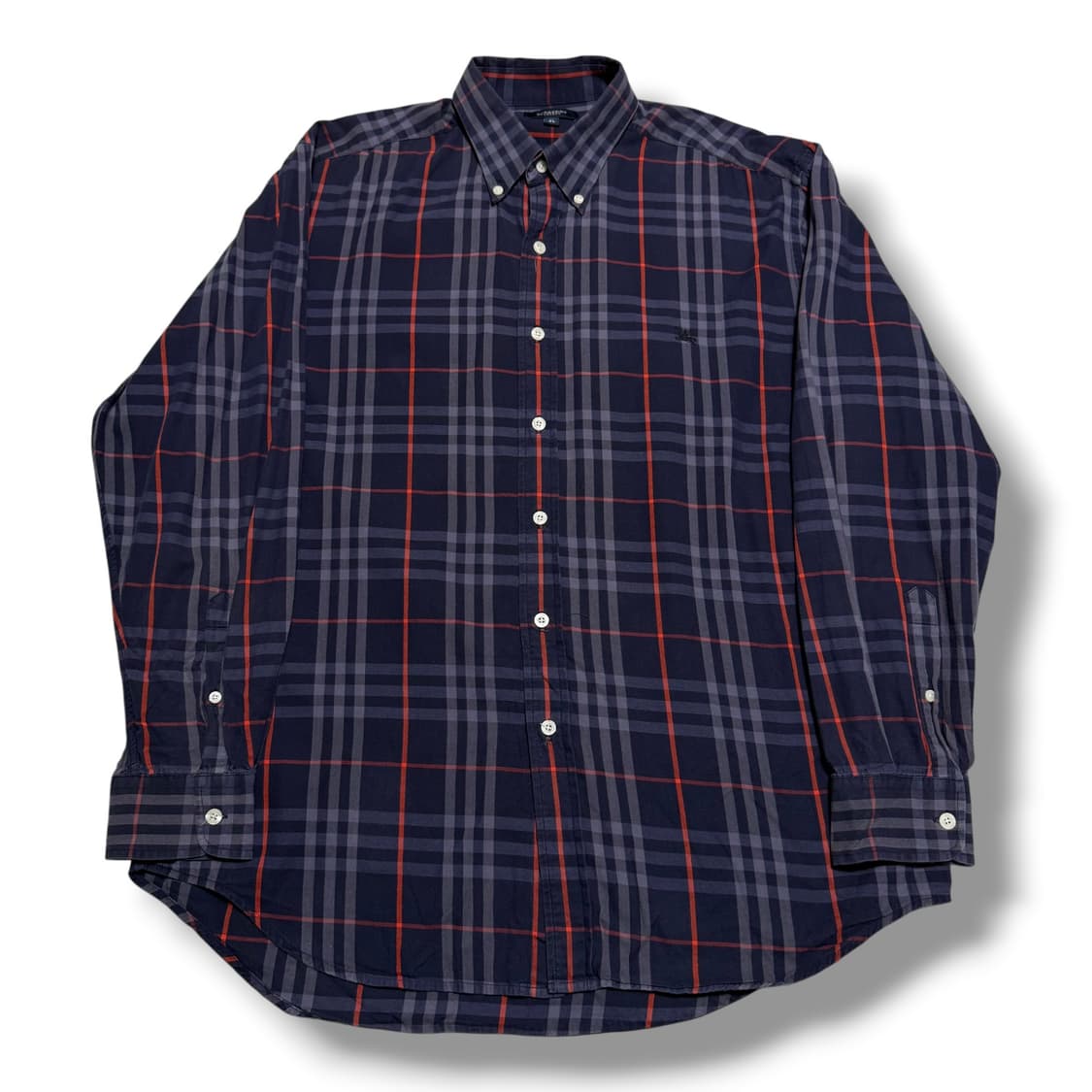 ‼️ Burberry XL 네이비 노바체크 셔츠 ‼️ 상품이미지1