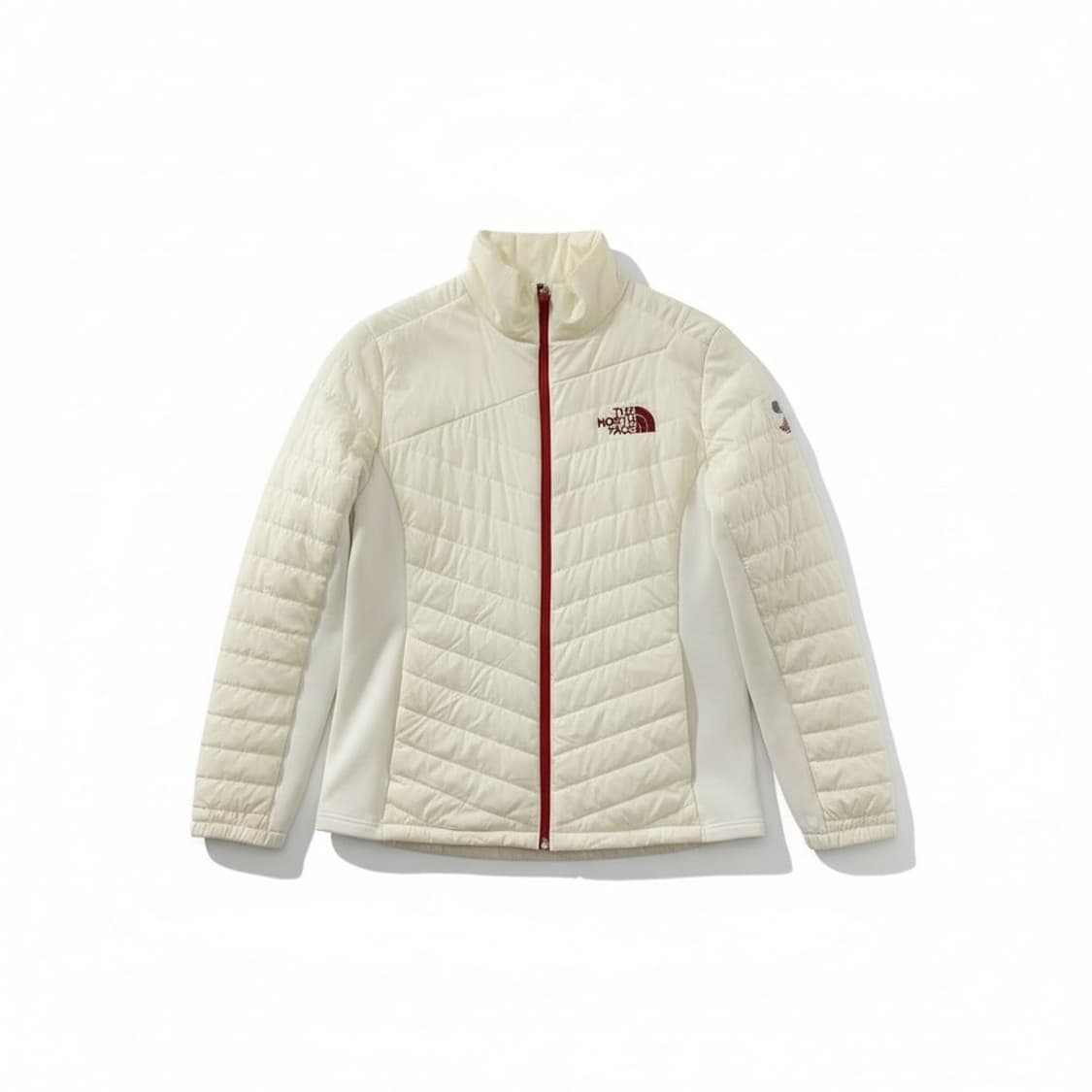 노스페이스 평창 여성 화이트 경량패딩 XL 이승훈선수 싸인 상품이미지1