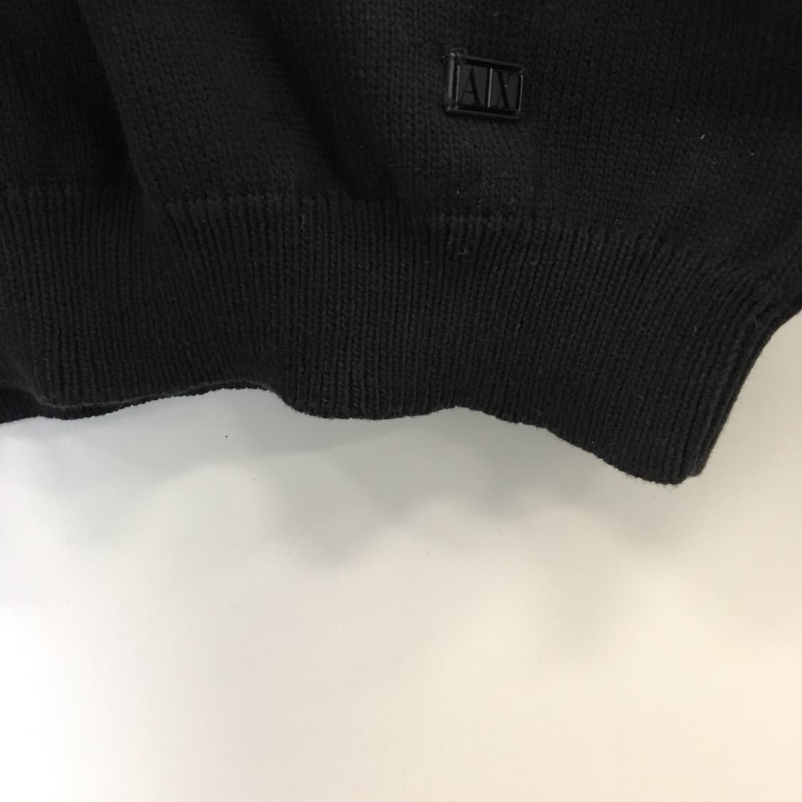 AX 아르마니익스체인지 블랙 코튼 하찌니트 XL  상품이미지3