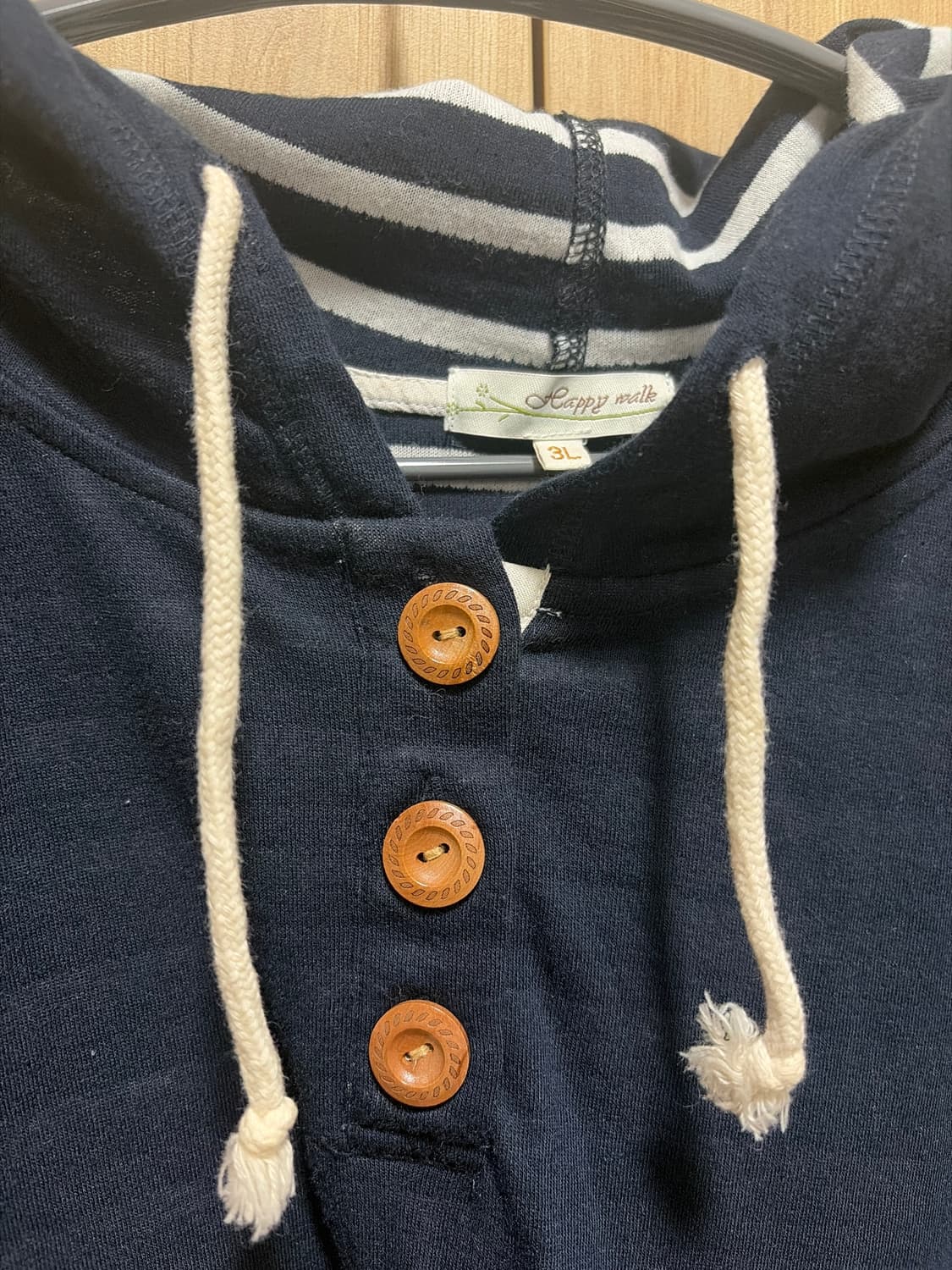 모리걸 레이어드 후드티 하구미 상품이미지3