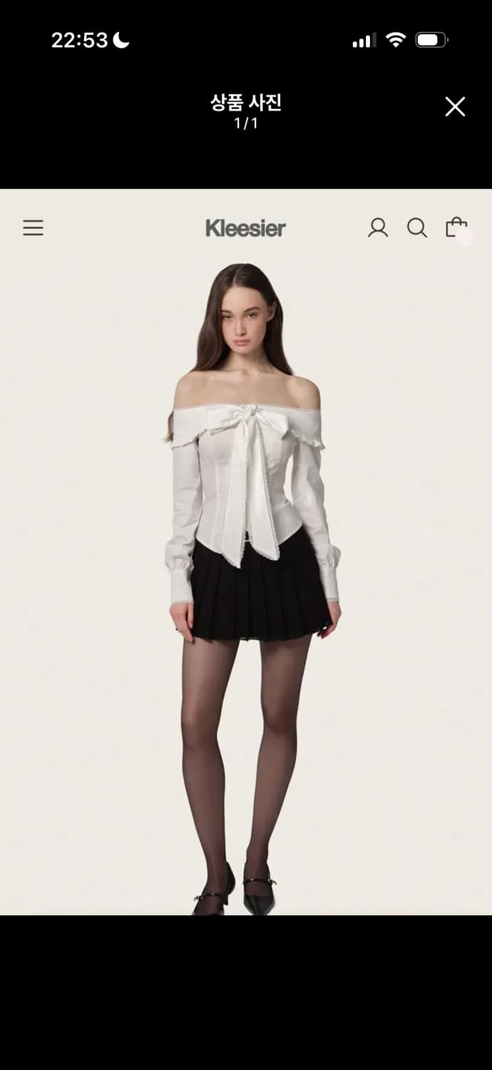 클리시어 비러브드 리본 블라우스 Beloved ribbon blouse 상품이미지1