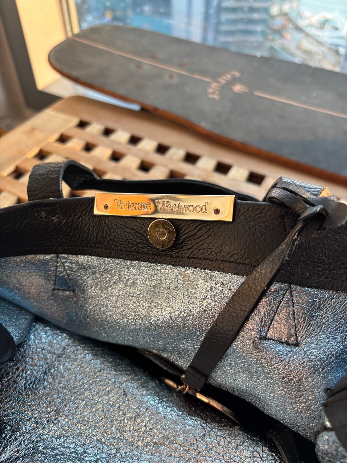 비비안웨스트우드 orb 숄더 빅백 상품이미지2