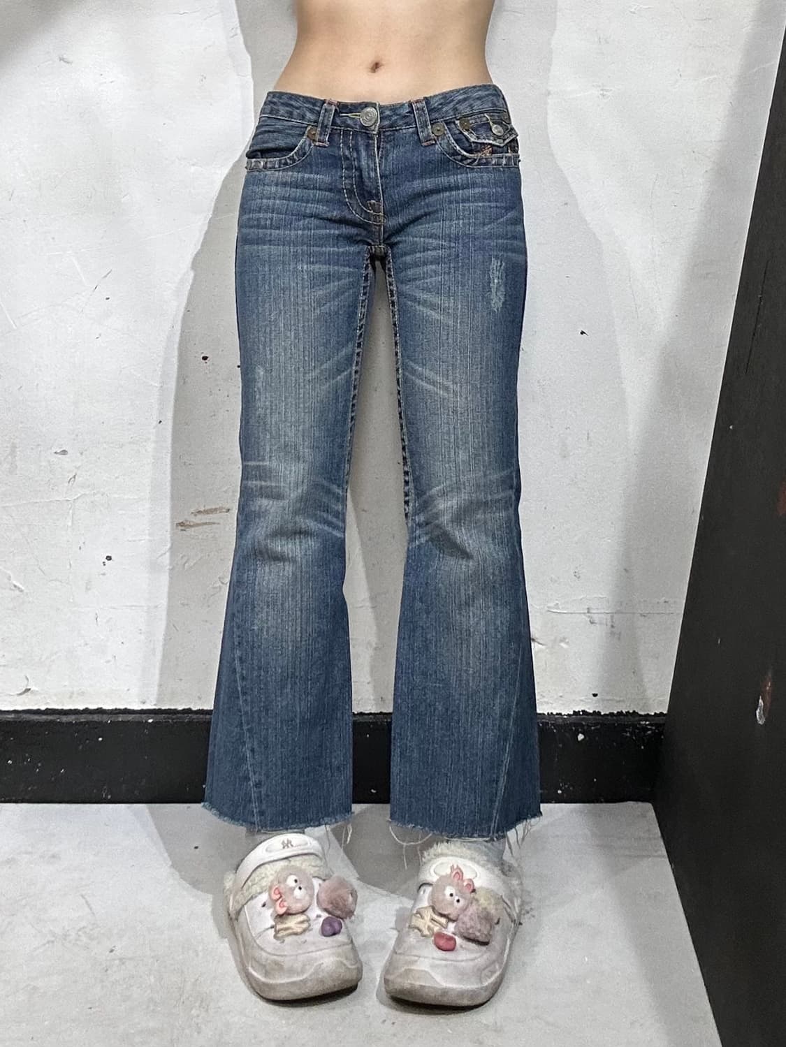 USA 트루 릴리전 조이 빅 티 부츠컷 플레어진 청바지 데님 팬츠 28 상품이미지3