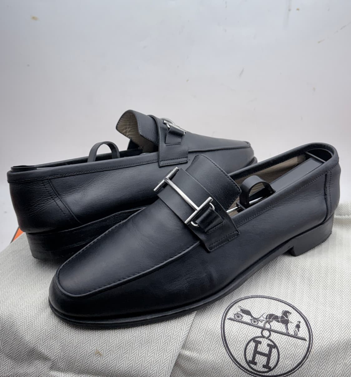 정품)애르메스구두255 상품이미지4