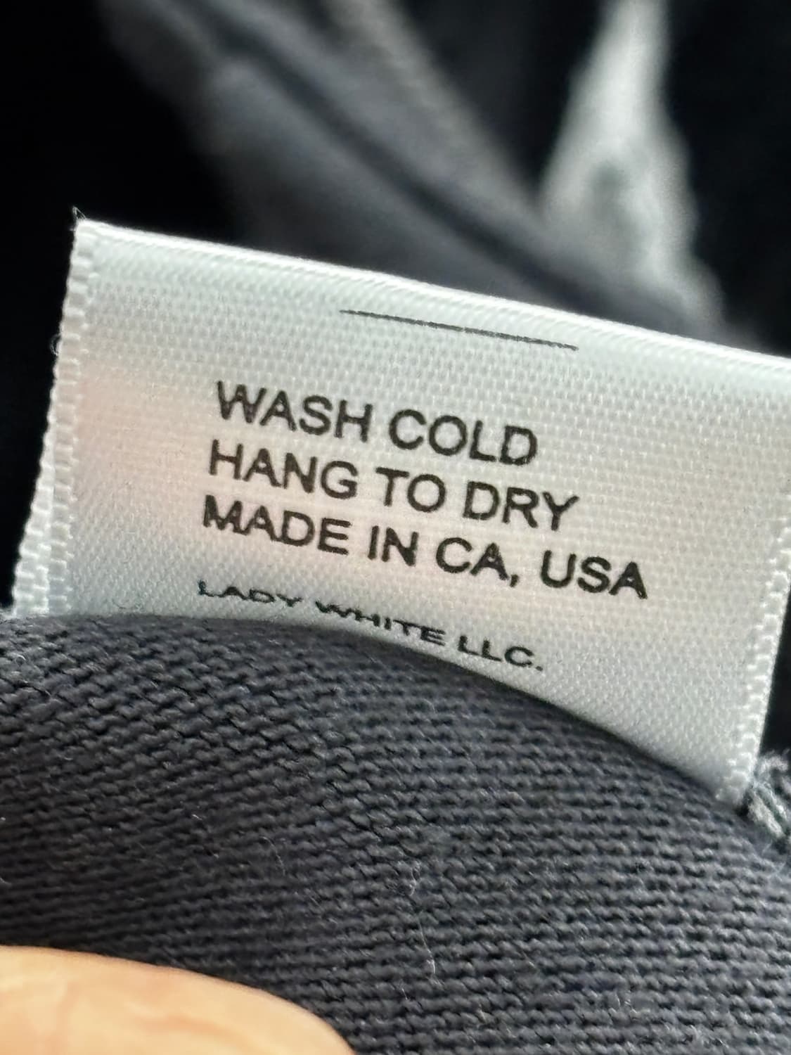 블랙 와이트 코튼 팬츠 XL 상품이미지6