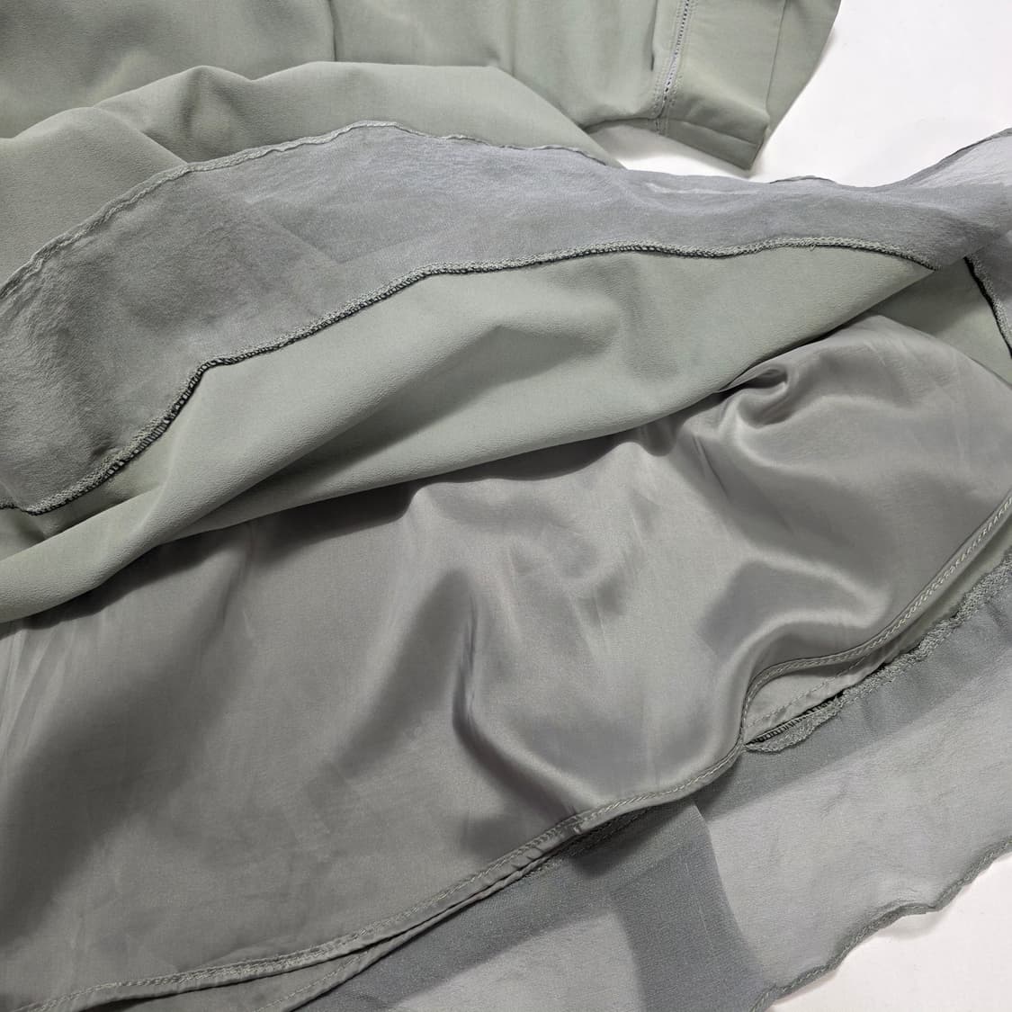 1337 미샤 MICHAA 카키 원피스 리본백 A라인 여성 55 여름원피 상품이미지5