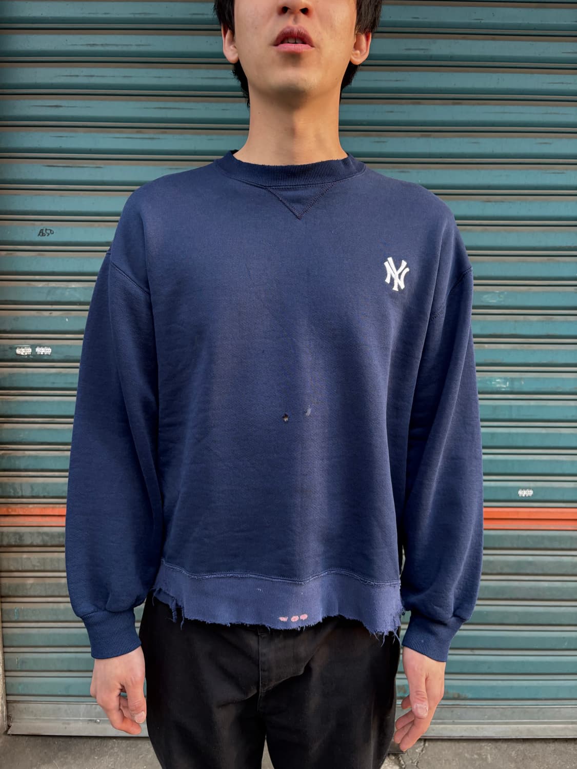 90s Russell 뉴욕양키스 스웻셔츠 상품이미지2