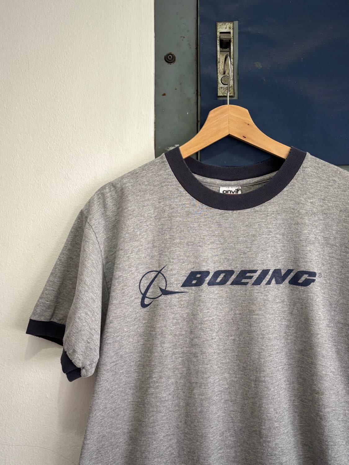 90s00s The Boeing Company Ringer Tee 상품이미지2