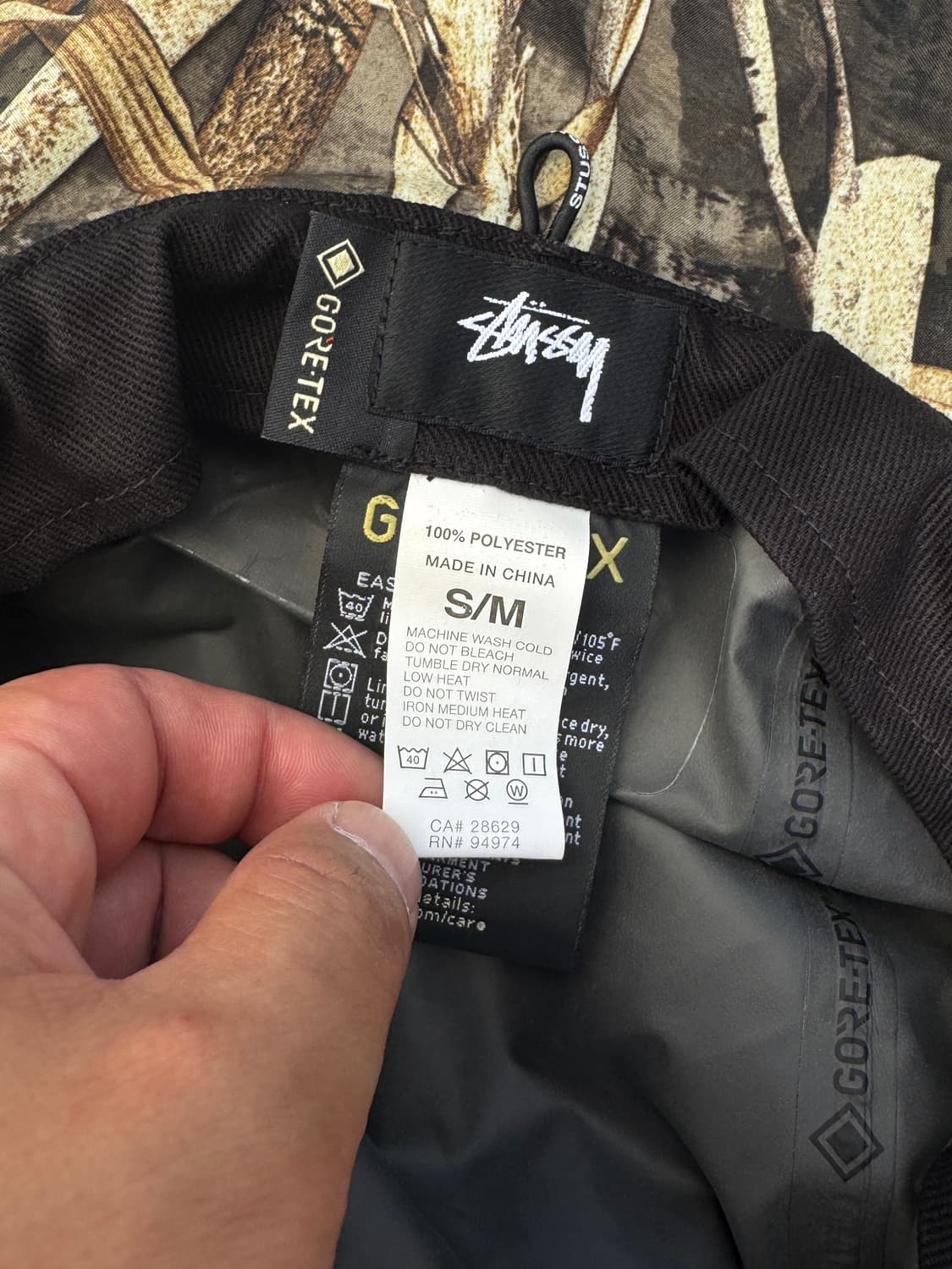 Stussy x Gore-Tex Realtree Boonie Hat 카모 상품이미지3