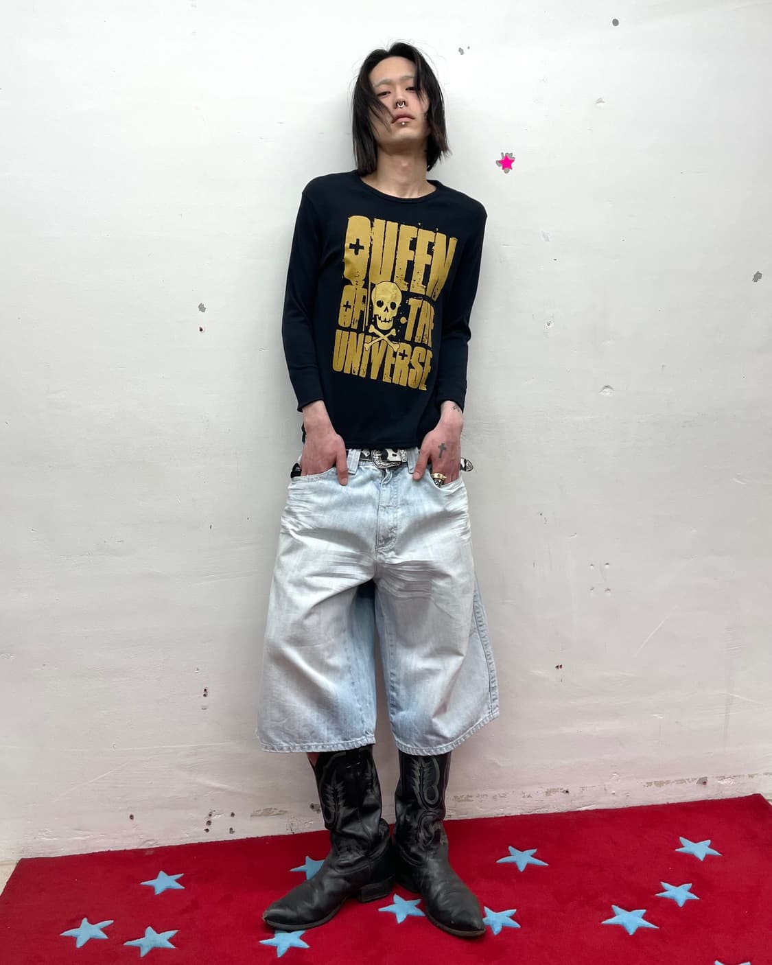 Pelle light blue Bermuda pants  상품이미지3