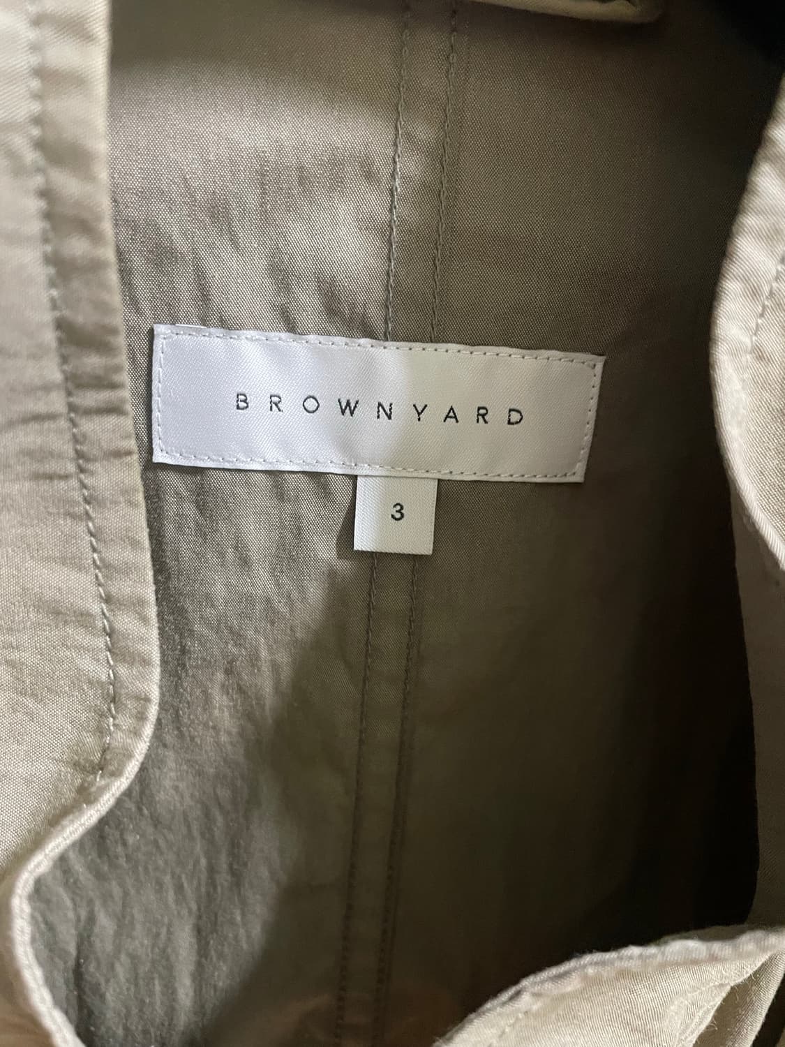 브라운야드 에센셜 숏자켓 3사이즈 올리브 상품이미지2