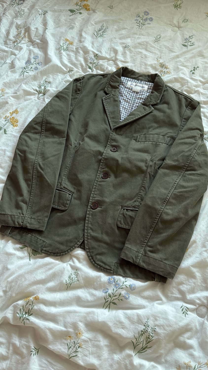 꼼데가르송  카키 블레이저자켓 상품이미지1