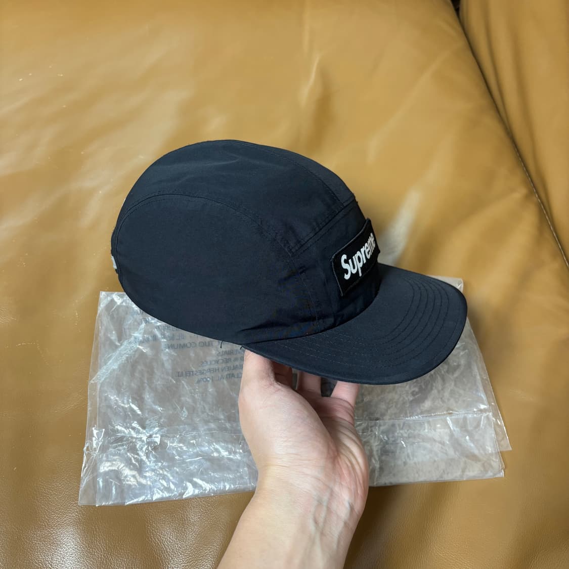 슈프림 캠프캡 모자 박스로고 25SS 고어텍스 블랙 상품이미지3