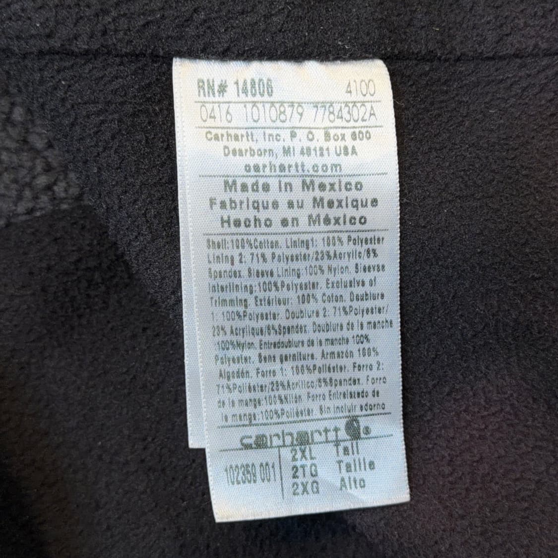 칼하트 풀스윙 암스트롱 워크 자켓 상품이미지8