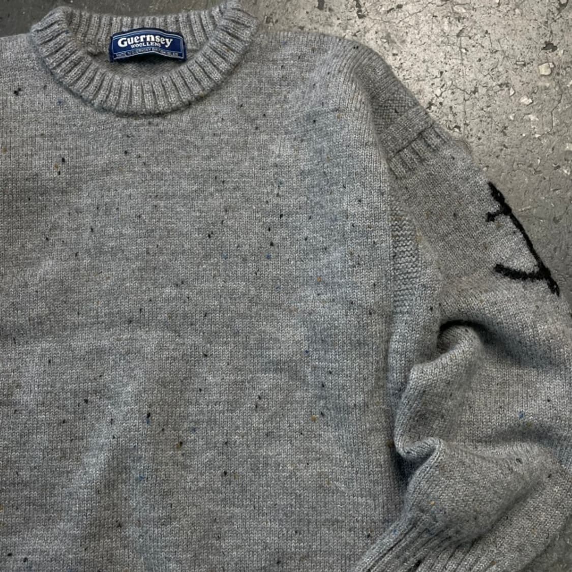 95 건지 울른스 피셔맨 스웨트 니트 상품이미지2