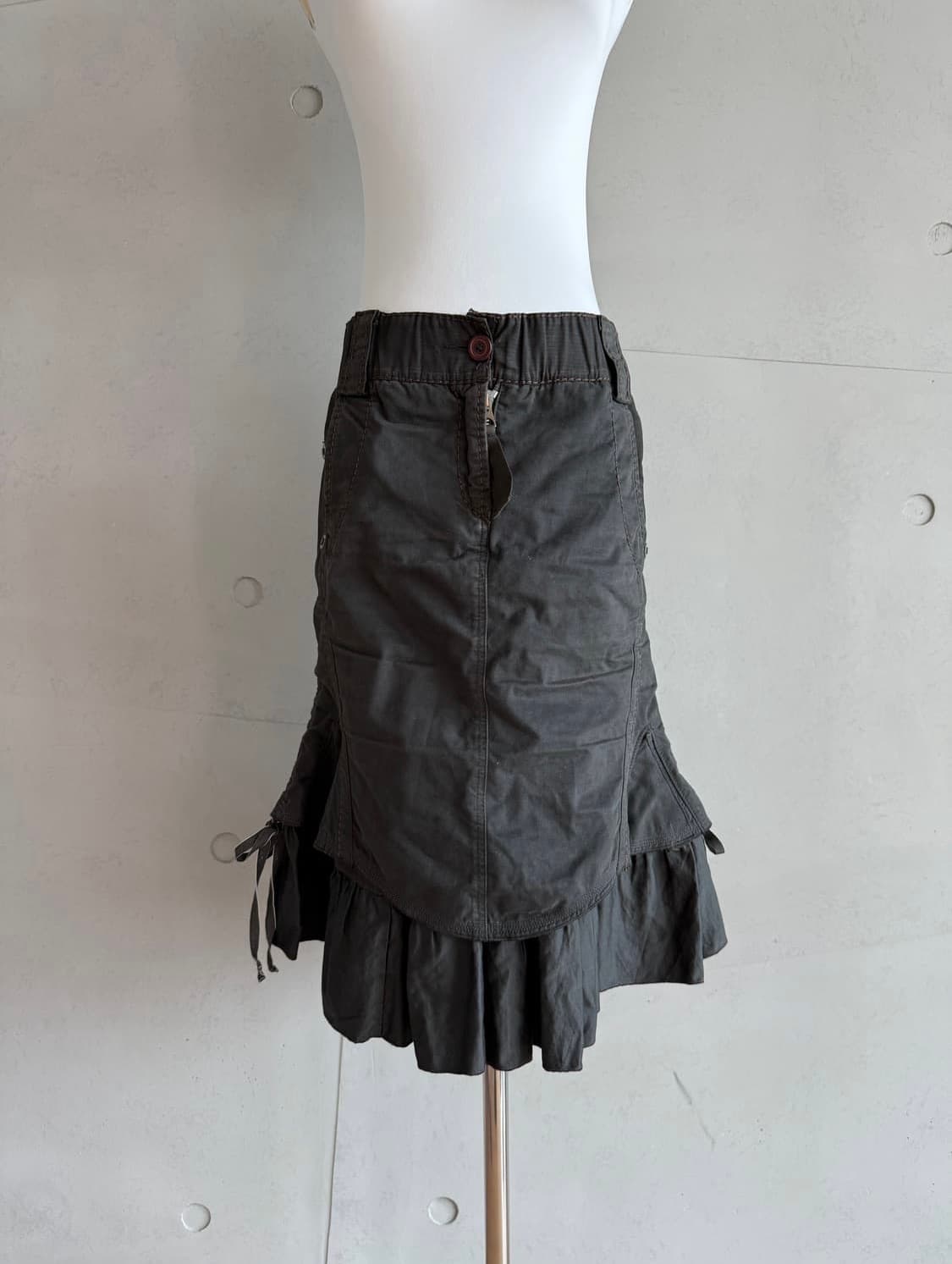 Marithe Girbaud 셔링 프릴 스커트 상품이미지1