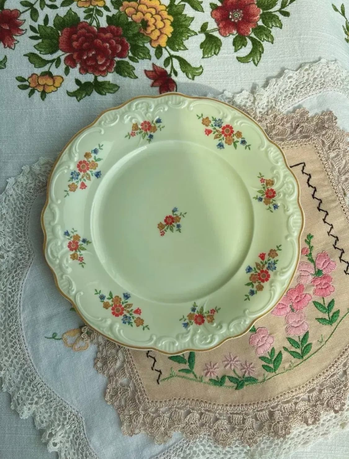 독일 올드 티르센로이트 바바리아 디저트 접시 상품이미지1