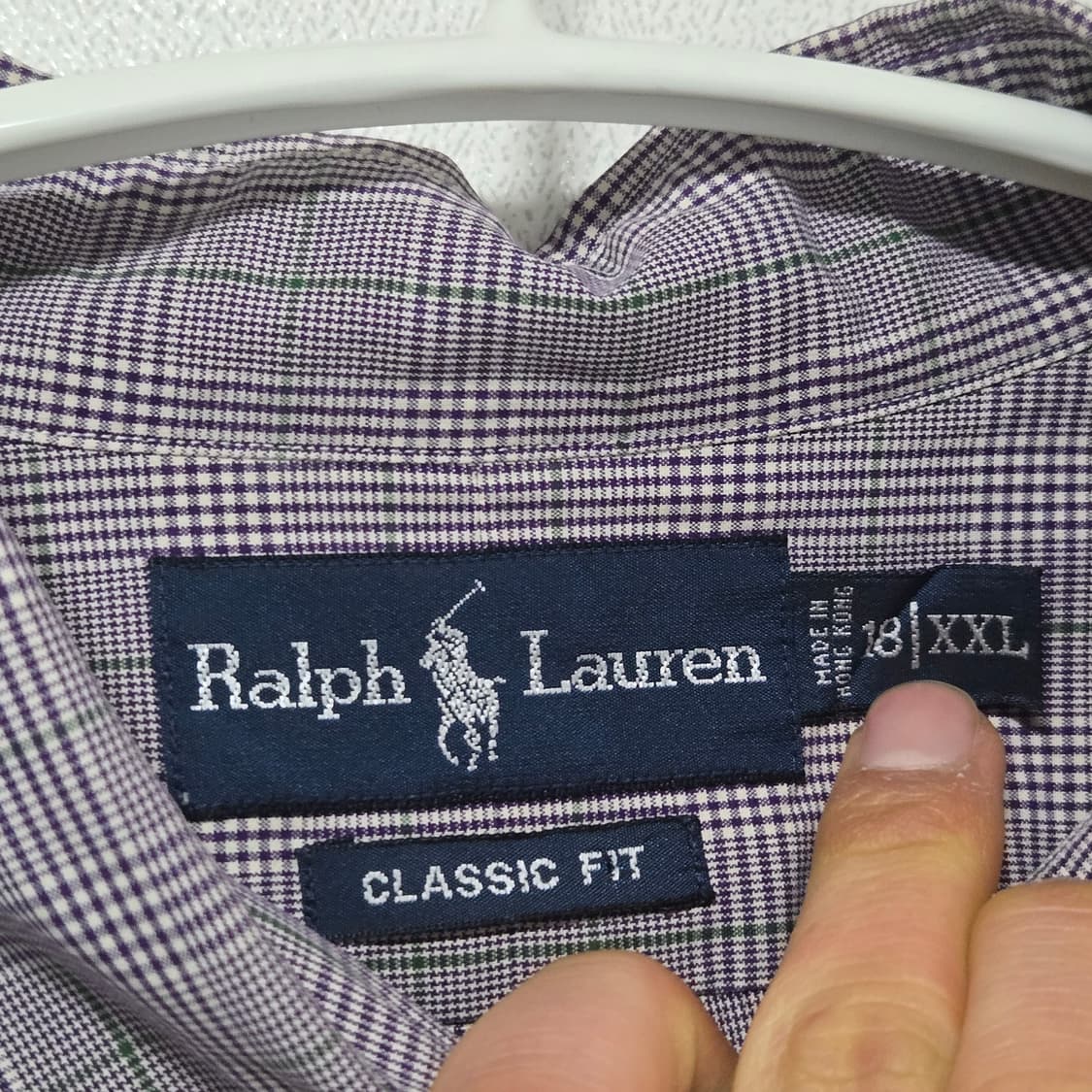폴로랄프로렌 코튼 체크셔츠 / 남성 셔츠/ 남자 셔츠 상품이미지3