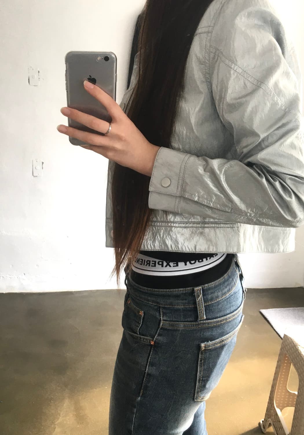 인사일런스 크롭 자켓 상품이미지3