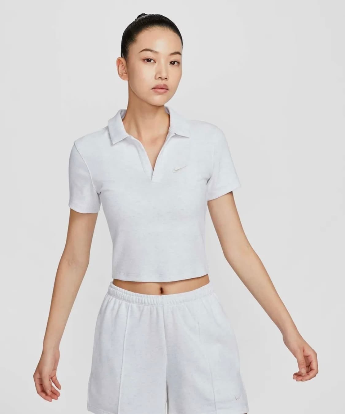 나이키(Nike) NSW 크롭 반팔 카라티 상품이미지2