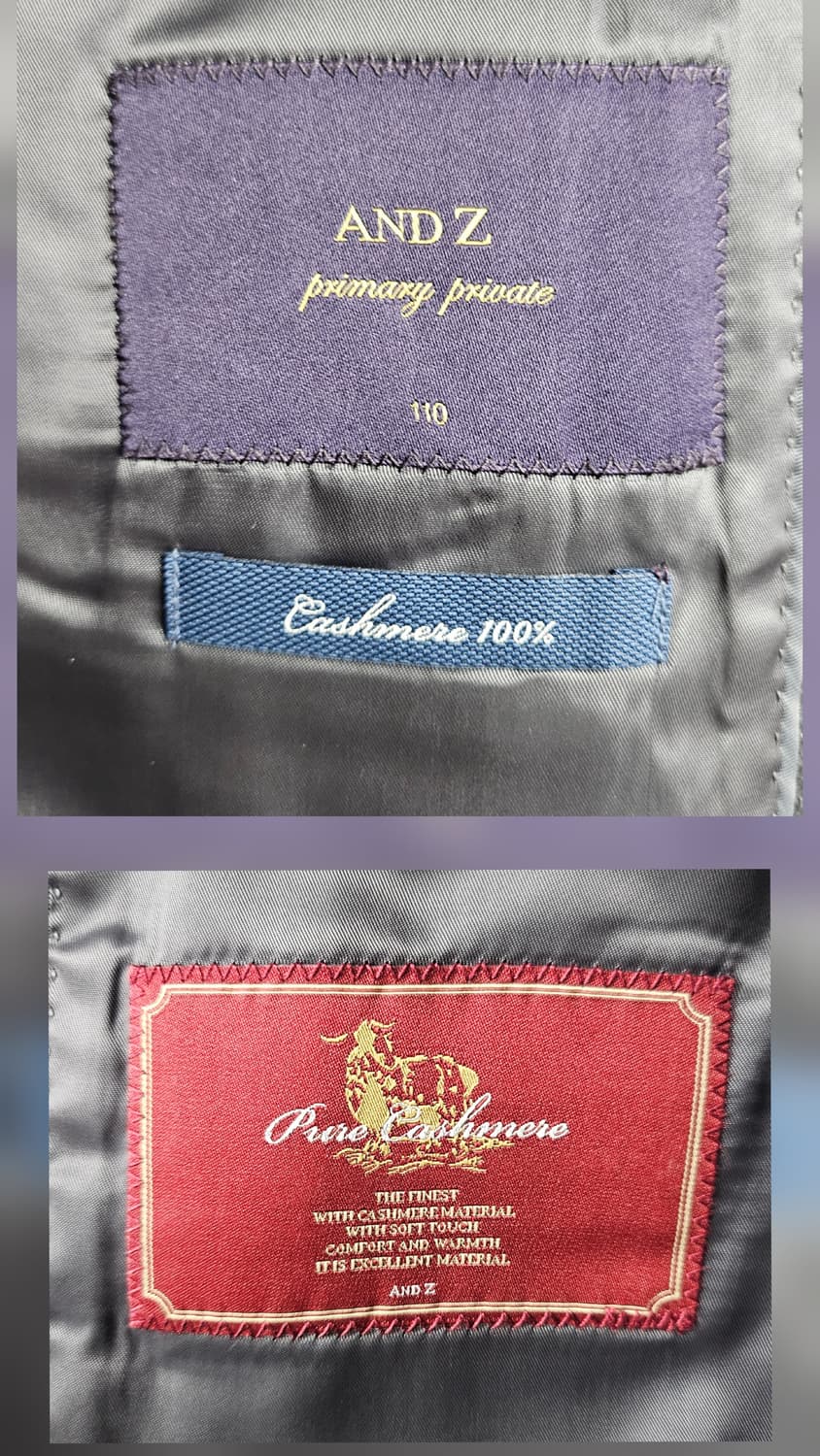 앤드지 남성코트 110 럭스 캐시미어 체스터 싱글코트 XD39 상품이미지5