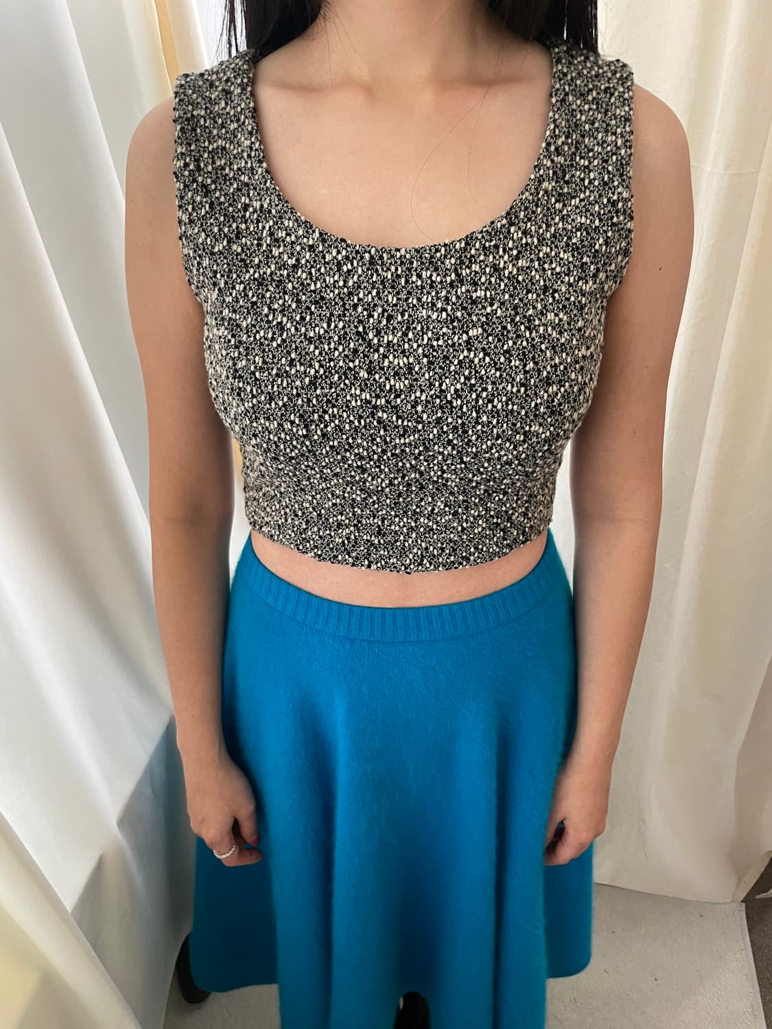 vintage wool crop bustier 상품이미지9