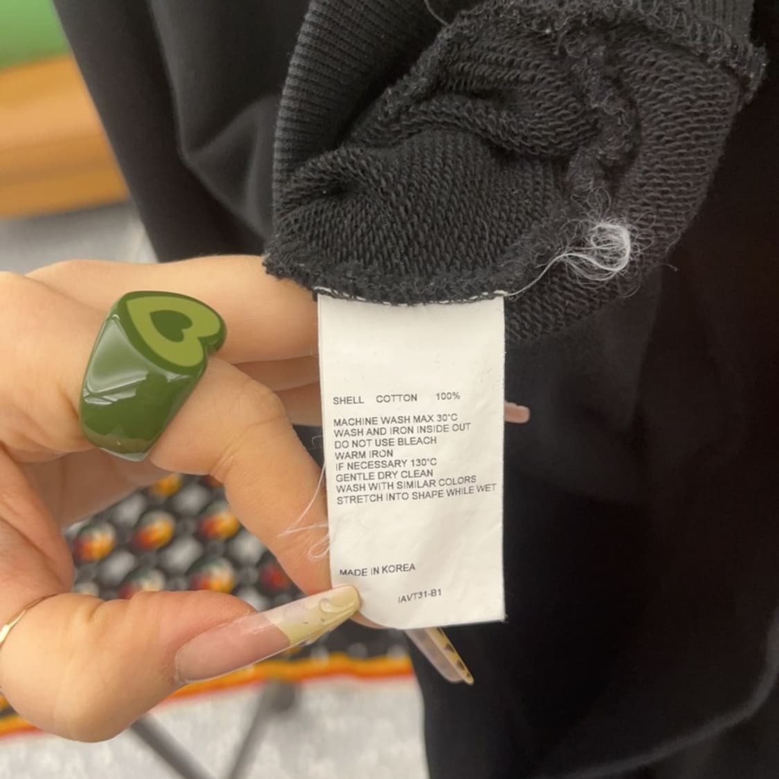 비바스튜디오 빈티지 캐주얼 프린팅로고 후드티 S C08095 상품이미지6