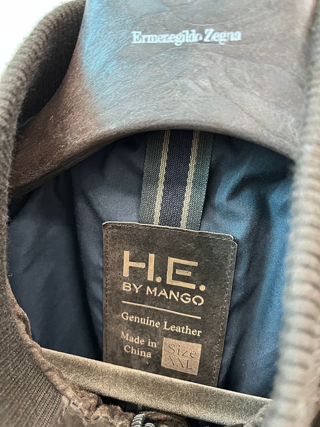 110) HE MANGO A1 스웨이드 자켓 상품이미지5