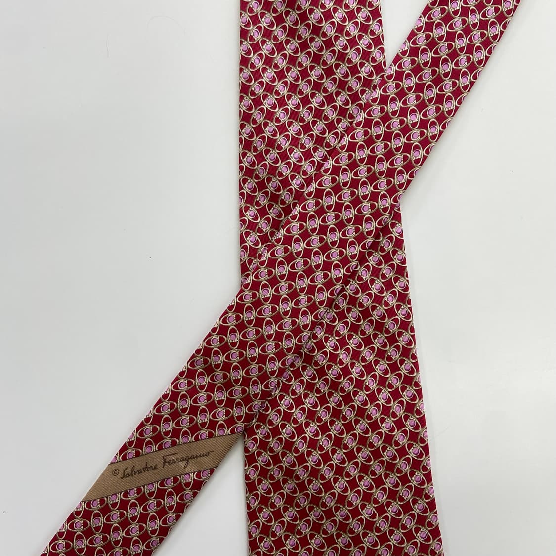 페레가모(Ferragamo) 모노그램 명품 정품  넥타이 상품이미지3