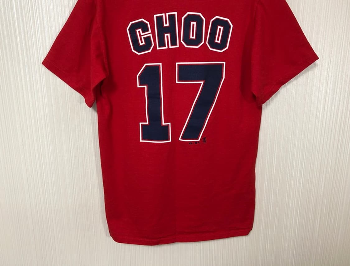 MLB 마제스틱 클리블랜드인디언스 플레이어티셔츠 S #17 추신수 상품이미지10