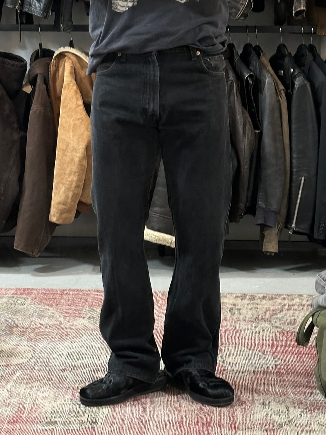 00’s 리바이스 517 블랙 부츠컷 플레어진 상품이미지10