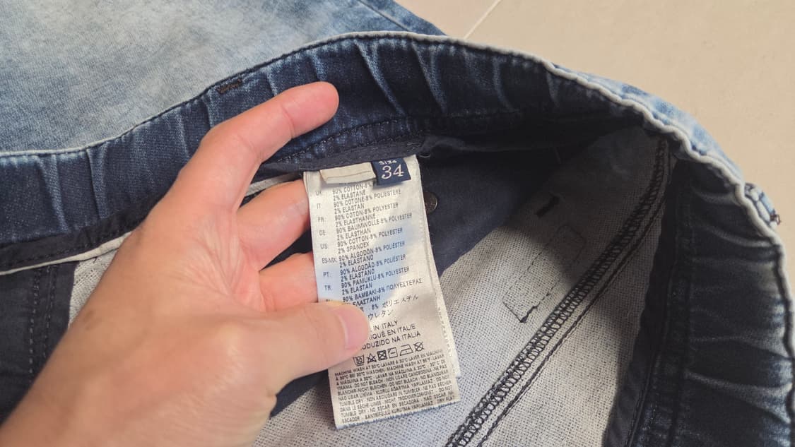 디젤 조그진 웨이키 쇼트 데님 반바지  상품이미지7