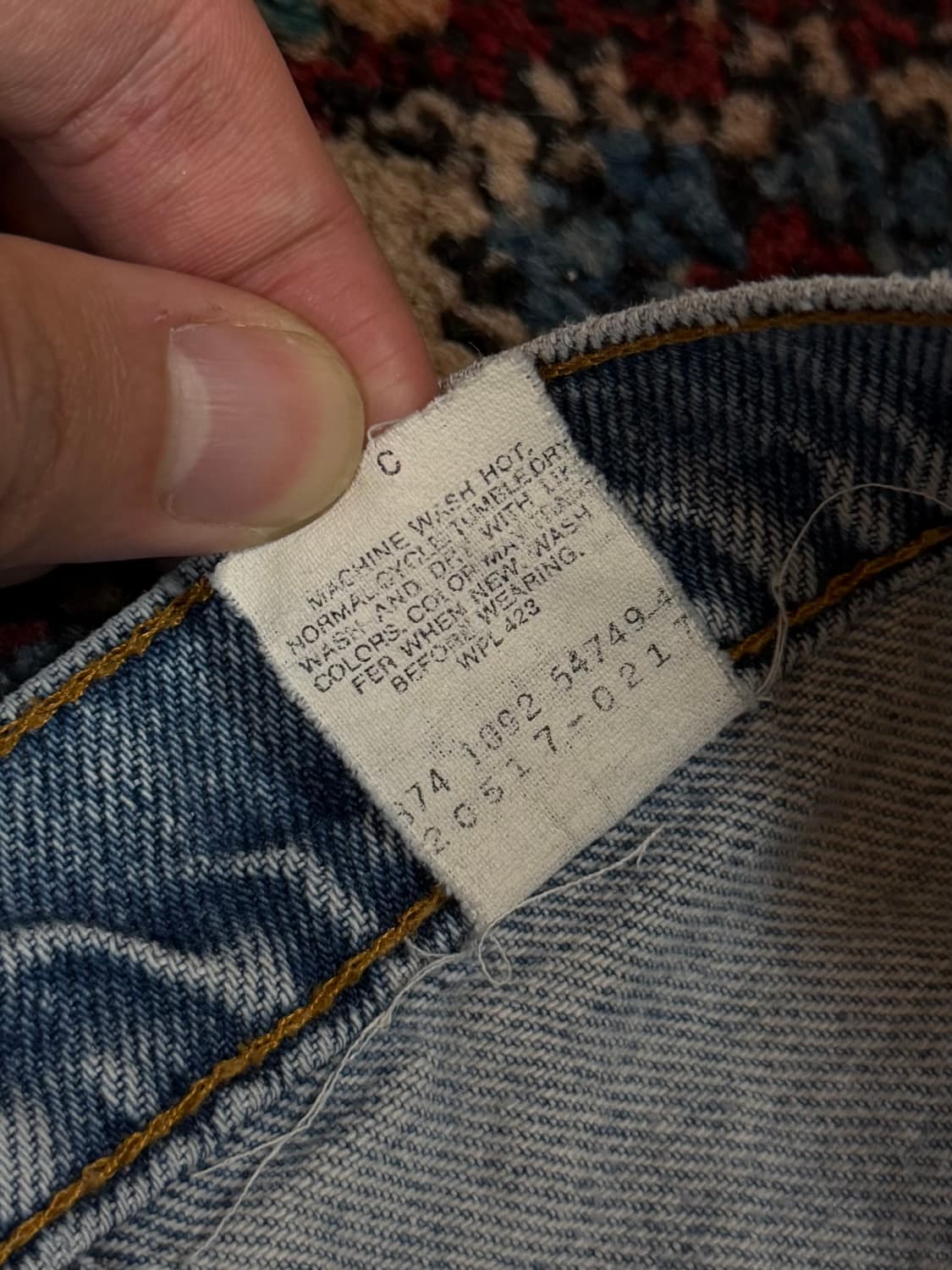 90's USA Made 빈티지 리바이스 517 오렌지탭 부츠컷 상품이미지10