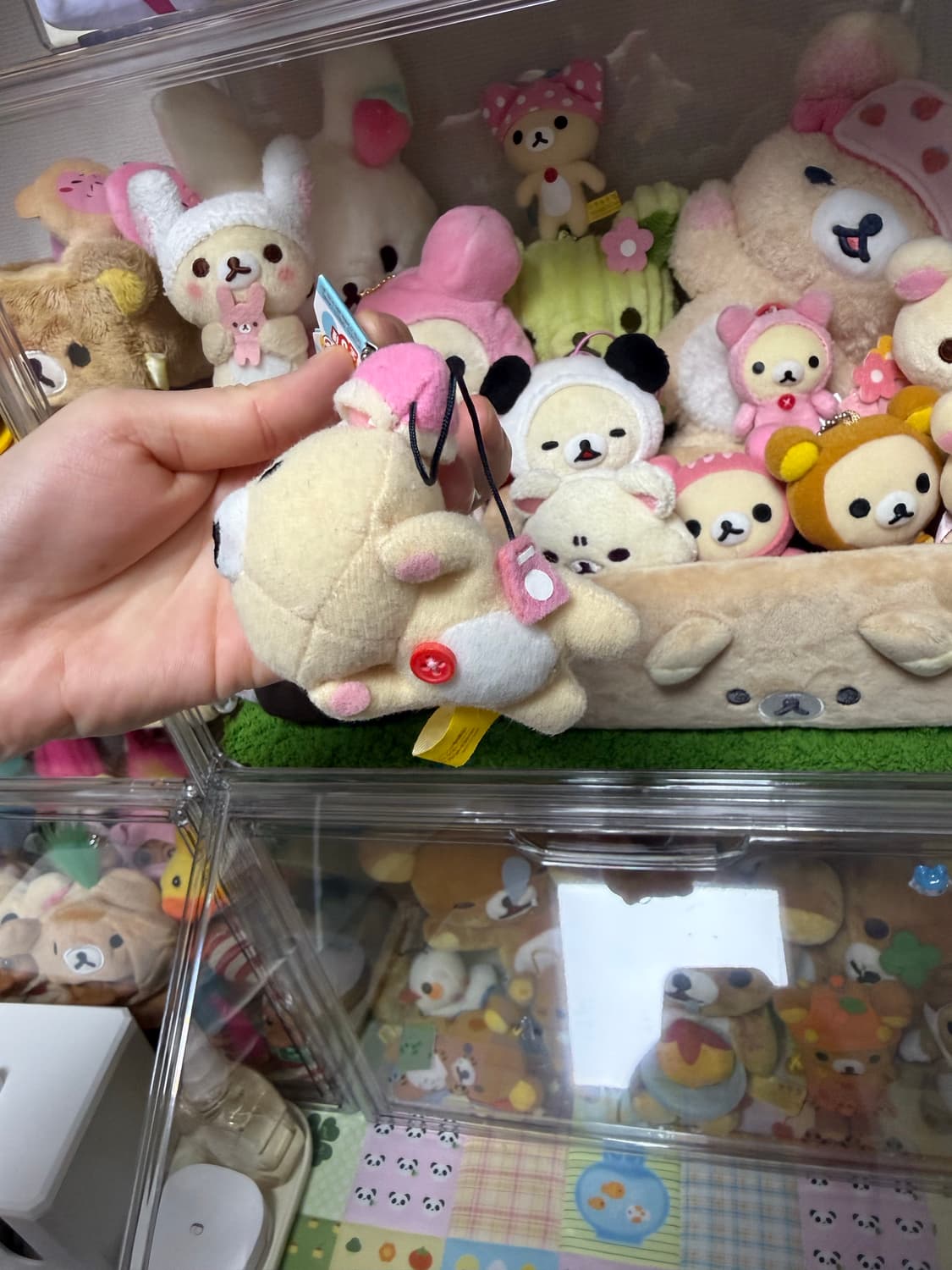 고전 산엑스 정품 코리락쿠마 헤드셋 키링 상품이미지4