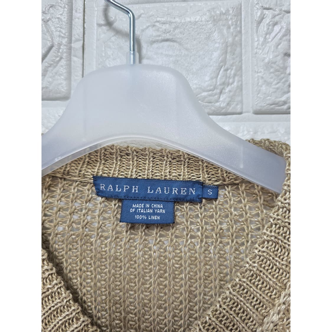 택포// 폴로랄프로렌 린넨 니트 가디건 S 상품이미지2