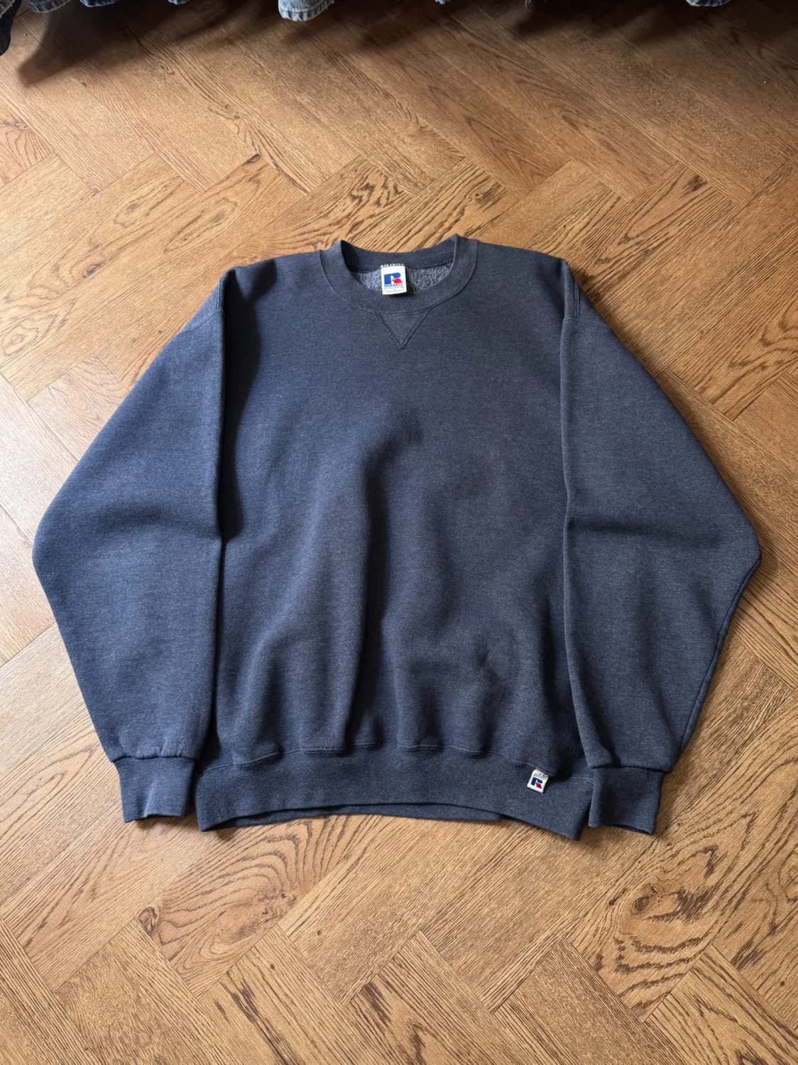 [L]Russell USA 러셀 네이비 플레인 스웻셔츠 상품이미지1