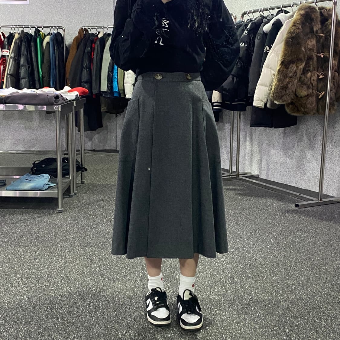 비비안웨스트우드 울 스커트 B3200 상품이미지1