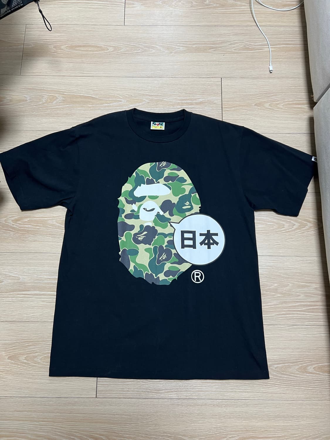 베이프 재팬 빅 에이프 헤드 시티 티셔츠 블랙(XL) 상품이미지2